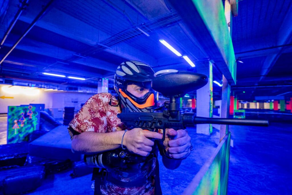 Jugador paintball bogota