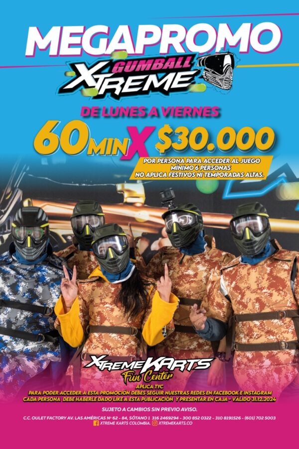 Mega promo paintball bogota